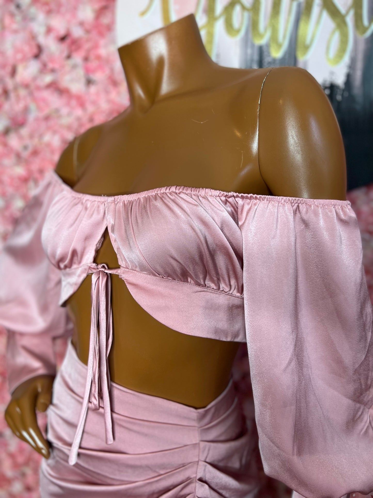 Tati Silk Crop Top