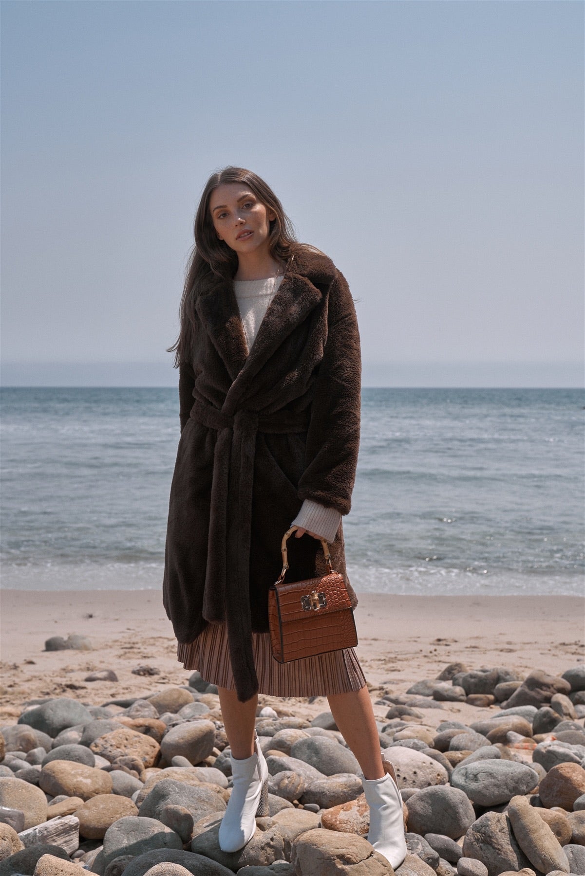 Coffee Fur Coat